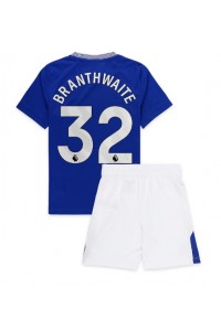 Everton Jarrad Branthwaite #32 Babytruitje Thuis tenue Kind 2024-25 Korte Mouw (+ Korte broeken)